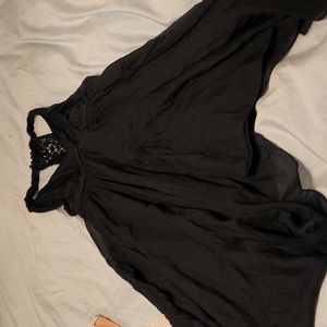 Black flowy dress